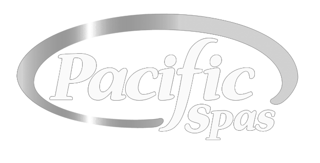 pacific spas logo in white